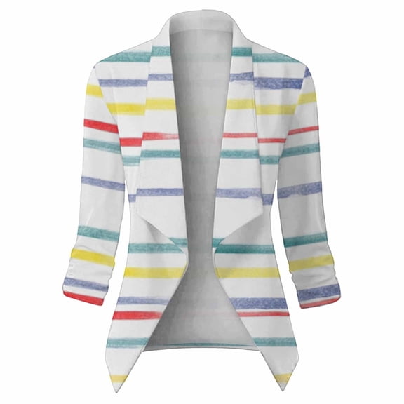 Vedolay Women's Suit Jackets Women's Business Casual Blazer with Lined Double Suit Jacket,Yellow XL