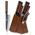 thumbnail image 1 of Juego de cuchillos HOSHANHO de acero con alto contenido de carbono japonés de 8 piezas, 1 of 6