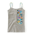 thumbnail image 1 of Aeropostale Tropical Aero Cami Tank Top para mujer, gris, pequeño Aeropostale Cami, 1 of 2
