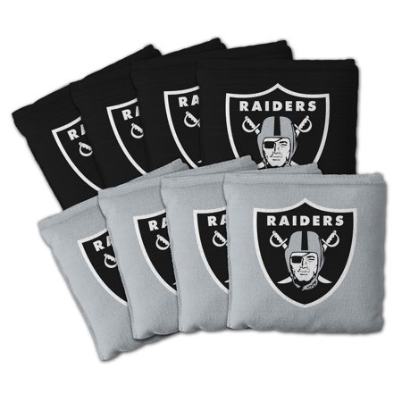 Las Vegas Raiders 8pk Licensed Cornhole Bags