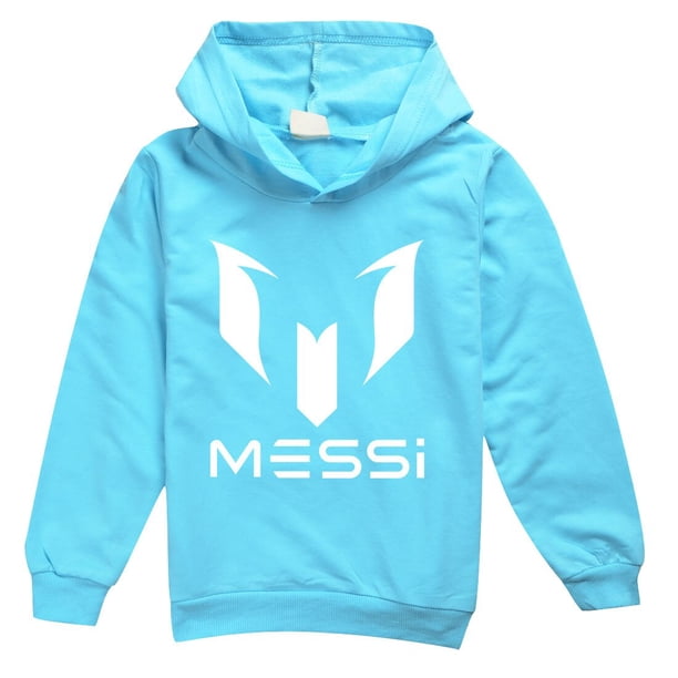 Ropa deportiva para niñas, superestrella de fútbol argentino, moda para niños, sudaderas con capucha, pantalones, conjunto de ropa para niños, chándal de primavera y otoño zhangmenya LED