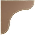 thumbnail image 2 of 1 3/4"W x 10 1/2"D x 10 1/2"H Eaton Wood Vintage Decor Bracket, Weathered Brown, 2 of 6