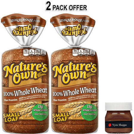 Nature s Own 100% Whole Wheat Half Loaf Sliced Whole Wheat Bread 12 oz Nature s Own 100% Whole Wheat Half Loaf Sliced Whole Wheat Bread 12 oz