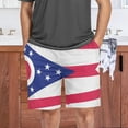 thumbnail image 7 of FREEAMG Bald Eagle On American Flag Patriotic USA Design Men's Pajama Pants Shorts Sleepwear Lounge Pajama Bottoms, 7 of 7