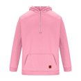 thumbnail image 4 of JUSLIO Plus Size Sweatshirts for Men Hooded Solid Hoodies Pullover Comfortable Everyday Long Sleeve Sweatshirts, 4 of 4