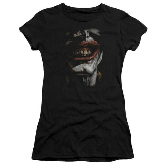 Batmanile Of Evil S/S Junior Women's T-Shirt Sheer Black