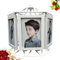 thumbnail image 5 of Rotating Musical Ferris Wheel Photo Frame 5 inch Windmill Picture Frame Gift for Family Classic Home Decor (White), 5 of 5
