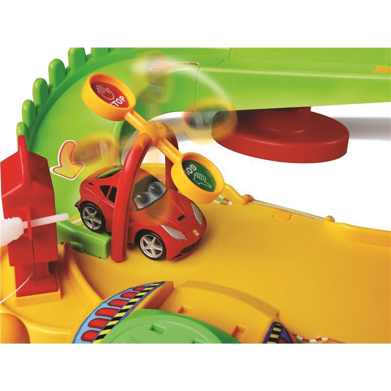 BB JUNIOR - Volant Ferrari intéractif Tower Track - Jeux enfants Tu