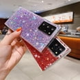thumbnail image 3 of Galaxy S22 Ultra Glitter Case, Cute Sparkle Bling Shiny Slim Soft Reflective Clear TPU Rubber Bumper for Girl Women Protective Cover for Samsung Galaxy S22 Ultra (Pink), 3 of 14