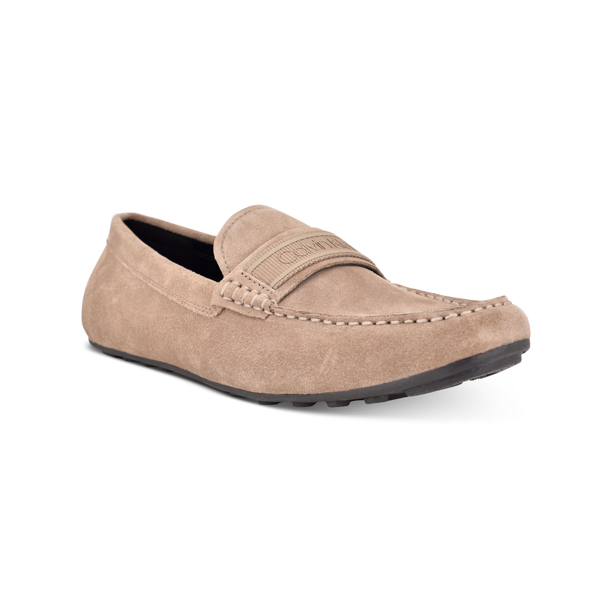 Calvin klein suede loafers womens deals