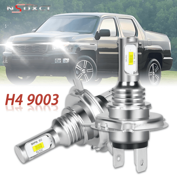 NSDXCT for Honda Ridgeline  2006-2014  2x H4 9003 LED Headlight Bulbs Kit High Low Beam 72W 8000LM