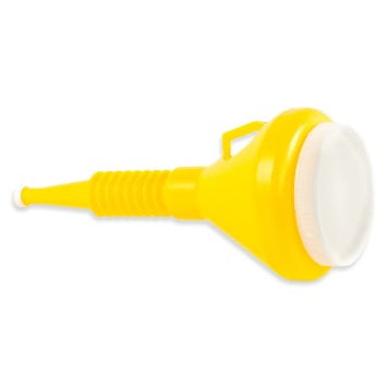 "WirthCo 32135 Double Capped Funnel - Quart, Yellow"