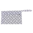 thumbnail image 2 of Waterproof Washable Baby Cloth Diaper Wet / Dry Bags with Zippered Pockets White, 2 of 8