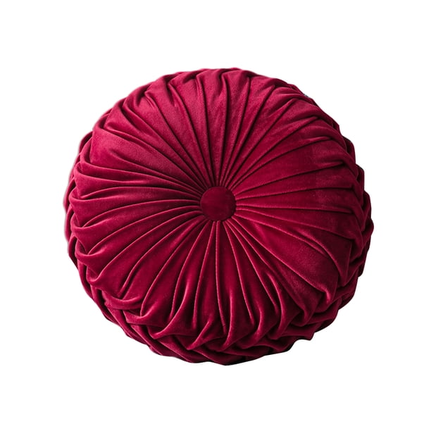 Advancent Cojín Cojín Funda de silla de terciopelo Estera Sofá Calabaza Hogar / Habitación Almohada Decoración del hogar Vino rojo