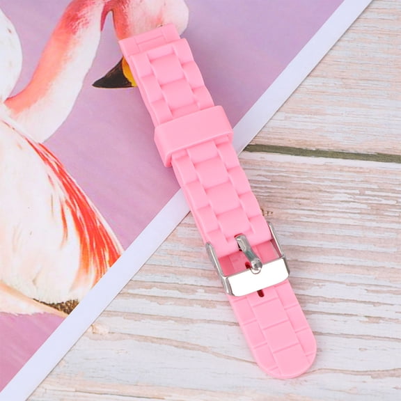 Raindrops 16MM Silicone Watch Band for Women, Replacement Strap Lightweight and Comfortable, Stylish Accessory for Smartwatches