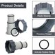 thumbnail image 4 of Adaptador de manguera para piscina, 2 uds. Adaptador A para piscina, adaptador A Intex, con rosca interna, diámetro 32/38 MM, 4 of 5