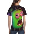 thumbnail image 5 of Horror My Singing Monsters Teen T-Shirt Crewneck Short Sleeve Double-Sided Print Summer Tee Shirts Top For Youth Boys Girls Children X-Small, 5 of 7