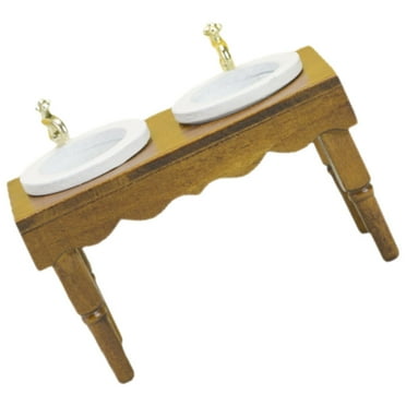Dollhouse Miniature Furniture 1:12 Scale Wash Basin Doll House Bathroom Sink Model