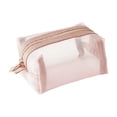 thumbnail image 2 of Dalxymotic Transparent Mesh Pouch, Mini Portable Storage Bag, Lightweight Cosmetic Organizer, See-Through Toiletry Pouch, Small Portable Travel Organizer for Bathroom, Office, Desk, 2 of 7