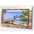 thumbnail image 2 of Framed Effect Boat in Ocean, 2 of 3