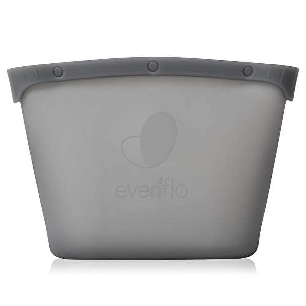 Evenflo Feeding Silicone Steam Sanitizing Bag, Gray