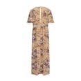 thumbnail image 5 of Uaswgudfs ​Floral Women's V-Neck Short Sleeve Midi Dress​ - Cotton Chiffon Summer 2025 Flow Style for Women Orange 2XL, 5 of 6