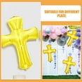 thumbnail image 3 of Homoyoyo jesus balloon Cross Shaped Balloon Aluminum Foil 6Pcs, 3 of 8