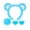 Sky Blue, variant on Turbans for Women Cute Animal Plush Hair Hoop Soft Furry Ear Design Comfortable Cosplay Dress Up Headband for Women Purple,One Size