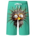 thumbnail image 1 of Men's Beach Swim Shorts with Sport Print Casual 3 Inch Trunks for Everyday Summer and Surfing Performance, 1 of 4