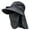 Dark Gray, variant on Sun Bucket Hat for Men and Women, Detachable Face Cover Sun Hats,Wide Brim Fish Hat with Neck Flap UV Protection for Hiking(Navy)