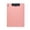 Pink, variant on Clearance Sale! 1PC Plastic Clipboard, Standard Letter Size with Double Metal Clip for Writing & Filing, PP Plastic, for Office & Home, (12.5x9.5in, Pink)