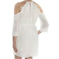 thumbnail image 2 of bar III Womens Lace-Applique Off-Shoulder Dress, White, Medium, 2 of 2