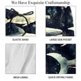 thumbnail image 4 of luoweisi Men's Beach Shorts Quick Dry Swim Trunks with Mesh Lining Whale 2XL, 4 of 5