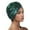 Green, variant on AWZXDE Women Embroidered Turban Wrap Cap With Rhinestone Detail Casual Head Covering For Daily Use Red