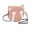 Pink/2, variant on DIY Shoulder Bag Making , Hand Woven Bag, Pre Cut Leather Sewing Leathercrafts, Cat Shaped, Full Tools for Beginners , Pink Pink/2