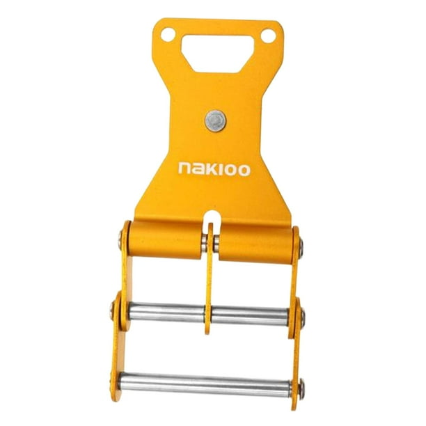 Hebilla de sujeción para bolsa de cinturón de herramientas, accesorios, clip de cinturón liviano y versátil para amarillo 60 mm