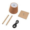 thumbnail image 2 of Lámpara De Mesa LED De Funcionamiento De Baterías, Sin Parpadeo, Una Lámpara De Escritorio Inalámbrica Recargable Portátil Con 3 Colores Control Táctil Para Barras De, 2 of 7
