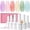 6Pcs Pastel Jelly Gel Polish Set, variant on Gel Nail Polish Set - 6 Colors Jelly Pastel Macaron, Soak Off UV/LED, Sheer Jelly Tones for Spring Summer Gift for Girls 10ML