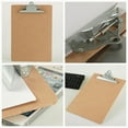 thumbnail image 5 of Virelaxpo Wooden Clipboard with Metal Clip for A4 Paper and Documents - Durable Writing Board for Office School and Outdoor Activities, 5 of 9