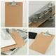 thumbnail image 5 of Portapapeles de madera tamaño carta A4 | Bloc de notas de madera engrosada | Carpeta de tabla colgante | Soporte de clip de tablero duro duradero | Clip metálico de perfil bajo | 12,52 x 8,98, 5 of 9