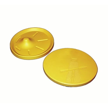 CanDo Home Balance Board for Right Leg, 120 lb Capacity, Yellow