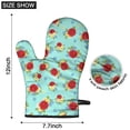 thumbnail image 6 of Pioneer Flower Floral Print Pattern Oven Mitt 2-Pack Set, Heat Resistant Kitchen Gloves, 7.7" X 12", 6 of 6