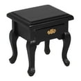 thumbnail image 4 of OUNONA Mini Wood Cabinet Black Wood 1Pcs For Dining Room Decoration, 4 of 7