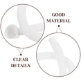 thumbnail image 3 of HONMEET Extendable Drain Hose Flexible Tub Drain PVC White 1Pack for Hotels, 3 of 8
