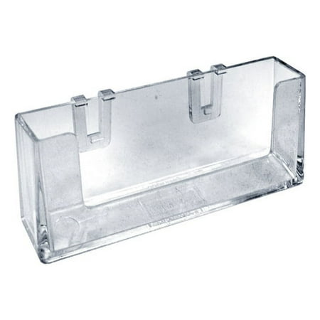 UPC: 0794504549133 | Azar Displays 252365 Styrene Clip-on Removable Business Card Pocket  10-Pack