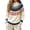 White #038, variant on Fair Isle Sweater Women Crewneck Vintage Pullover Cable Knit Top, XL