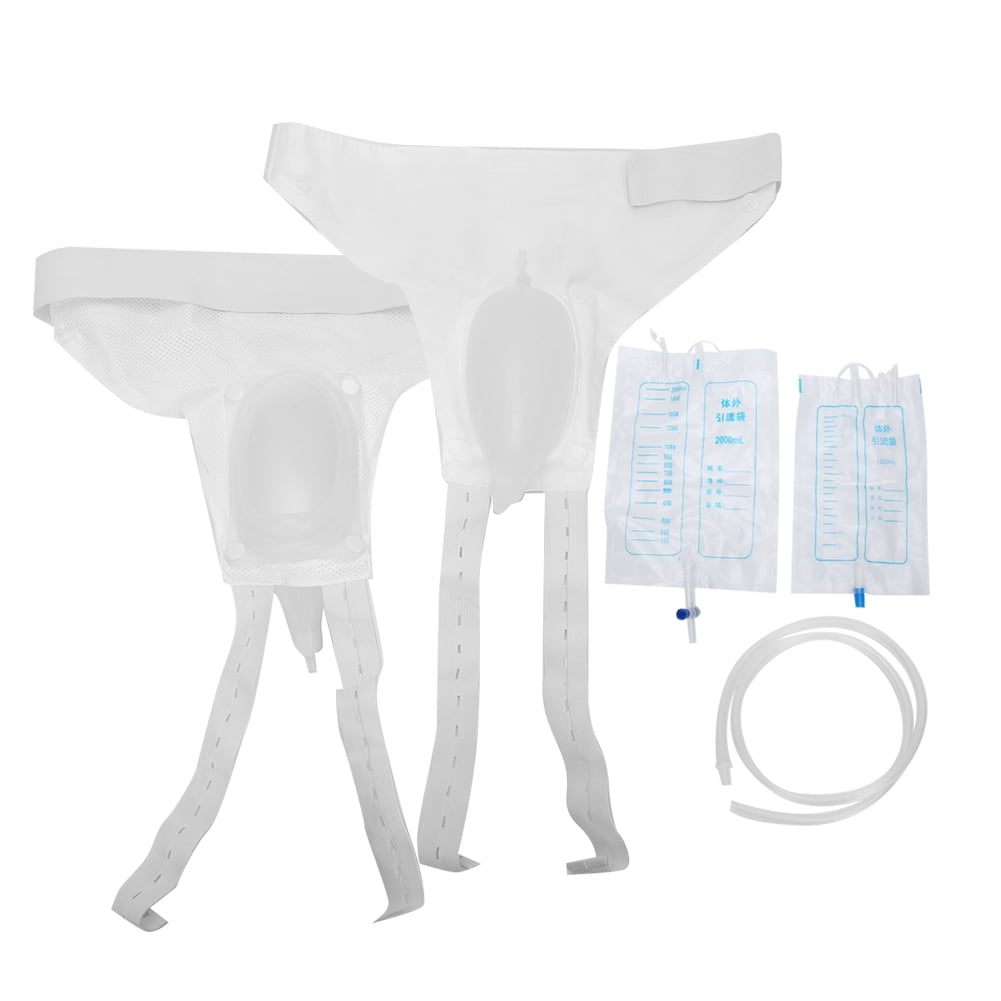 Buy Urine Bag, Wearable Incontinence Underpants for Men Urinal System with  Collection Bag Portable Leak Proof Leg Pee Catheter Holder for Bedridden  Elderly and Disabled Men,L Online at desertcartINDIA