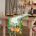 thumbnail image 2 of Table Runners 70 Inches Long Dress Scarves, St. Patrick's Day Farmhouse Coffee/Dining/Kitchen Table Decor, Holiday Table Runner, Lucky Shamrocks Harp Beer Spring Plants 13x70 Inch, 2 of 9