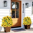 thumbnail image 5 of Realistic Artificial Sunflower Garden Stakes Outdoor Decorative Flowers Spring Home Decor Plastic Plants for Patio Lawn Yard Garden Enhancement Weather Resistant Faux Flowers for Garden Landscaping, 5 of 9