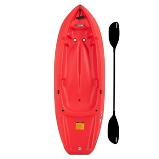 Lifetime Guster 10 ft Sit-Inside Kayak with Paddle, Lightning